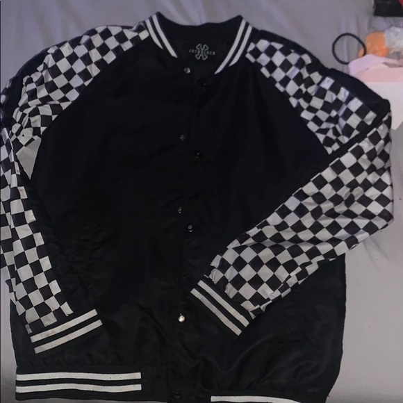 Checkered button down sweater - Picture 1 of 1